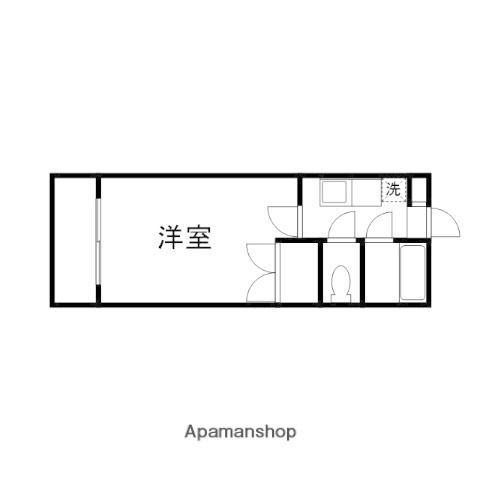 アルフィーネ十日市D棟(1K/1階)の間取り写真