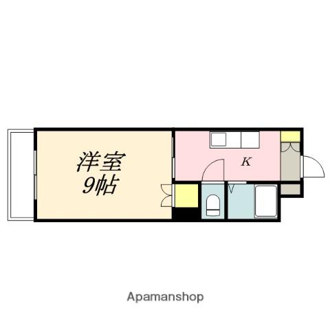 アークハイツ内山下(1K/5階)の間取り写真