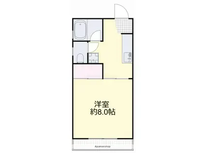 コシバコーポ(1K/1階)の間取り写真