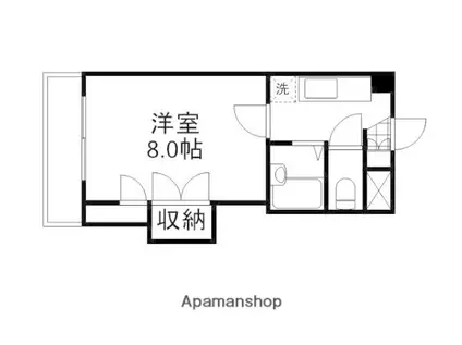 ロジェ芳泉(1K/3階)の間取り写真