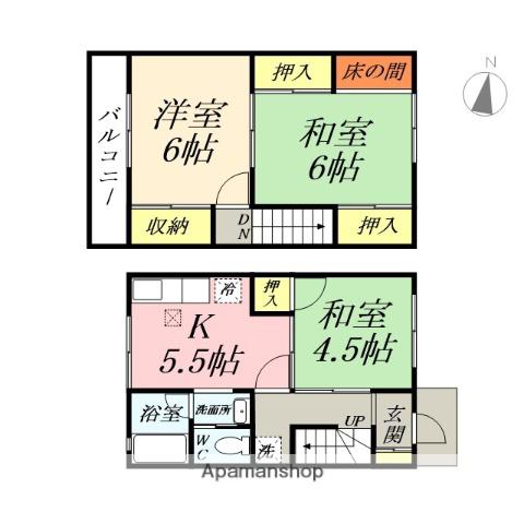 グリーンコーポラス(3K)の間取り写真