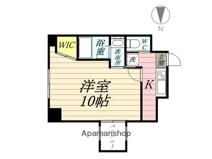 リッツ・ドエル・マンション(1K/7階)の間取り写真