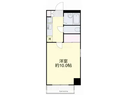 トーコーレジデンス豊成(1K/5階)の間取り写真