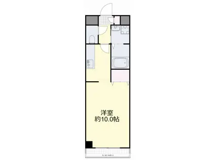 FLEUR HINODE(1K/1階)の間取り写真