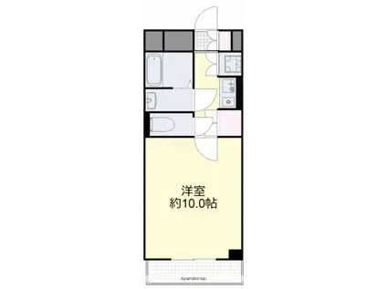 シティーガーデンオオヤマ(1K/5階)の間取り写真