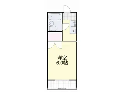 ST学南(1K/2階)の間取り写真