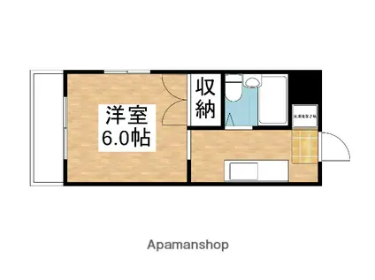 プレアール春日町(1K/3階)の間取り写真