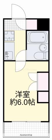 CION伊福町(1K/3階)の間取り写真
