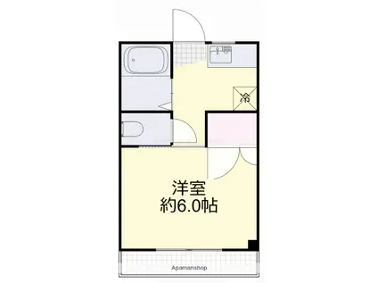 アーバン椋木(1K/2階)の間取り写真