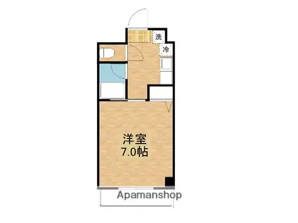 ヴェルメス津島Ⅰ(1K/5階)の間取り写真
