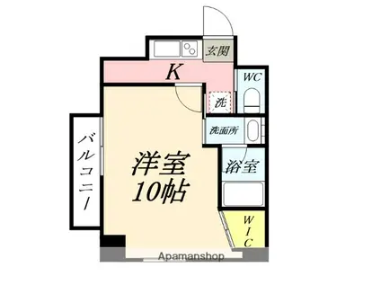 リッツ・ドエル・マンション(1K/2階)の間取り写真