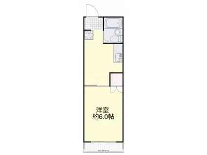 エバンス津島(1K/2階)の間取り写真