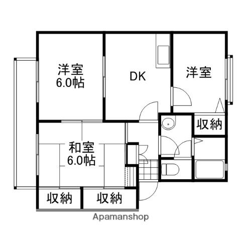 プレシャス・スマイル(3DK/1階)の間取り写真