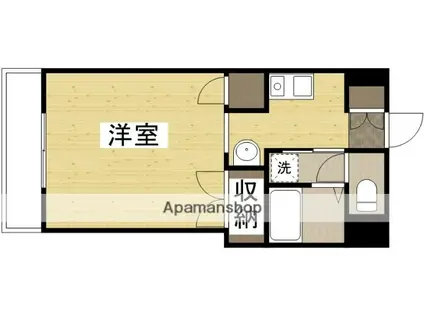 オーキッドプラザ(1K/6階)の間取り写真