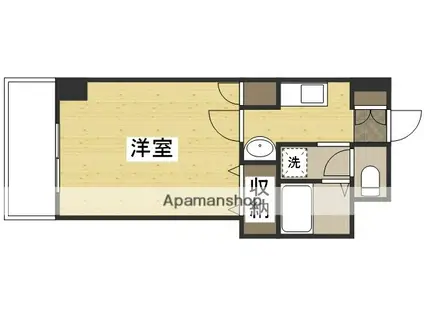 オーキッドプラザ(1K/4階)の間取り写真