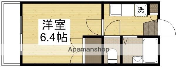 アルフィーネ十日市D棟(1K/1階)の間取り写真