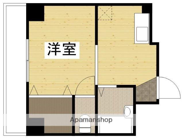 メゾンル・ルシエル(ワンルーム/4階)の間取り写真