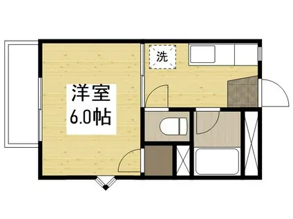 エイトライフアクアマリン(1K/1階)の間取り写真