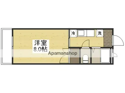 ドリームマンション(1K/3階)の間取り写真