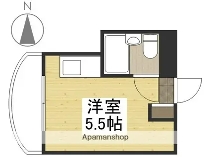 WINS津島(ワンルーム/3階)の間取り写真