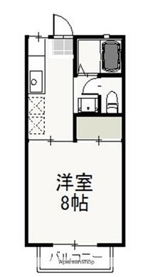 S・T・VILLA TSUSHIMA B(1K/1階)の間取り写真