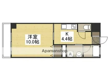 MIRAGE MARUNOUCHI(1K/5階)の間取り写真