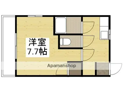 レジェンド寿(1K/3階)の間取り写真