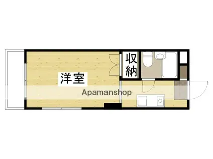 グランアーク青江(1K/4階)の間取り写真