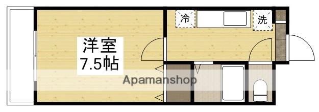 クラフト津島(1K/2階)の間取り写真