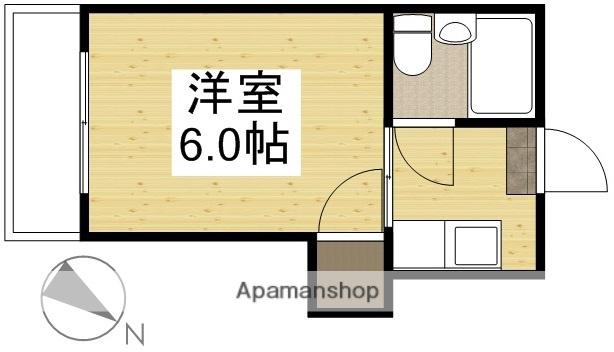 コーポ・ビーナス(1K/1階)の間取り写真