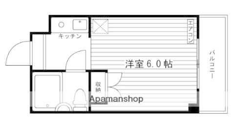コーポセンチュリー(ワンルーム/4階)の間取り写真