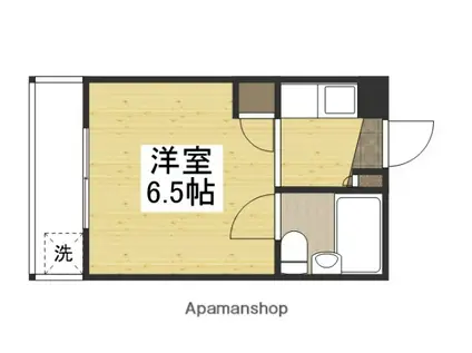 サンコート津島(ワンルーム/2階)の間取り写真