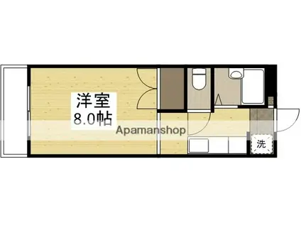 グランティエラ(ワンルーム/3階)の間取り写真