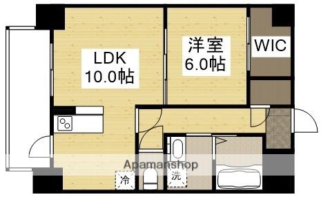 ブライトンコート東山(1LDK/2階)の間取り写真