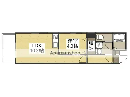 CAMPANELLA(1LDK/5階)の間取り写真