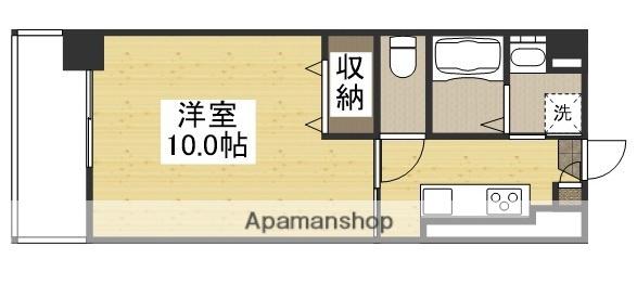 スプレンドーレ医大東Ⅱ(1K/8階)の間取り写真