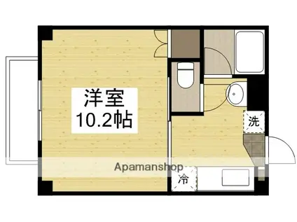 バウエルエスポワール(1K/1階)の間取り写真