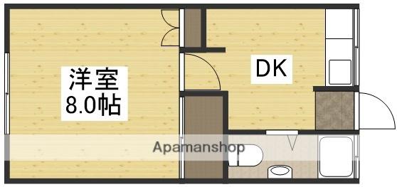 多田コーポ第1(1DK/1階)の間取り写真