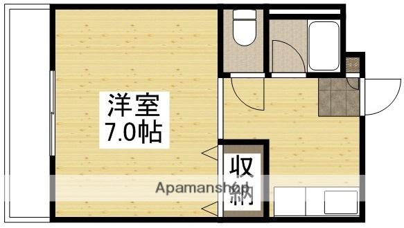 エスポアール22(ワンルーム/4階)の間取り写真
