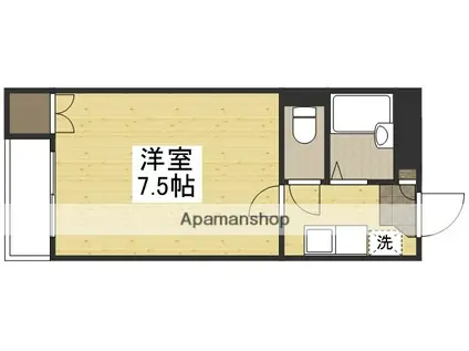 アークヒルズ大元(1K/2階)の間取り写真