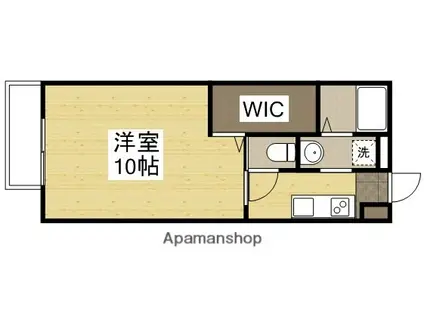 STATES MINAMI Ⅰ番館 (1K/2階)の間取り写真