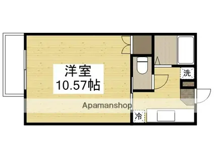 カーサエスポワール(1K/2階)の間取り写真