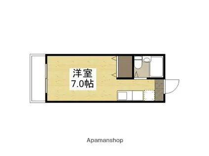 メゾン・タカ(ワンルーム/6階)の間取り写真