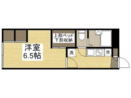 MAISON DE ROMS 伊島(1K/1階)の間取り写真