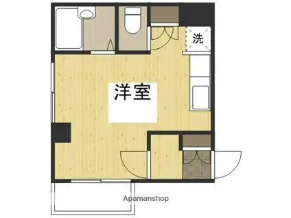 アクラート学南(ワンルーム/1階)の間取り写真