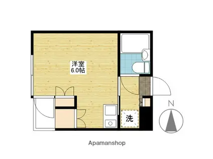 LA VILLA(ワンルーム/3階)の間取り写真