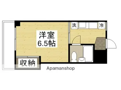 コーポきょうざんA棟(1K/2階)の間取り写真