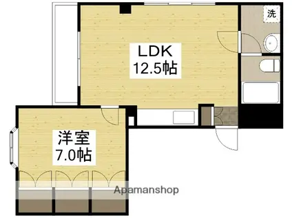 アーバンライフ88(1LDK/4階)の間取り写真