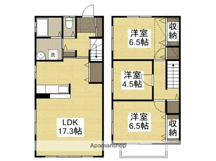 メゾン美和(3LDK)の間取り写真