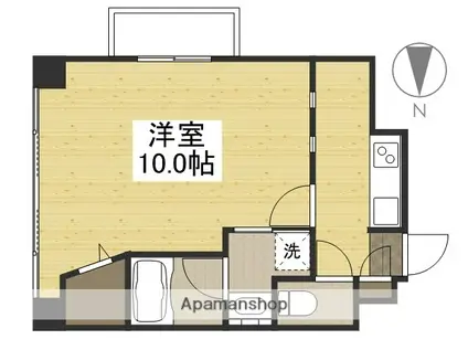 リッツ・ドエル・マンション(1K/7階)の間取り写真